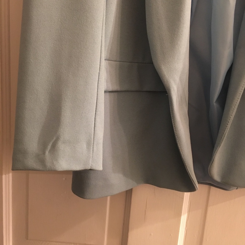 Blue suit jacket